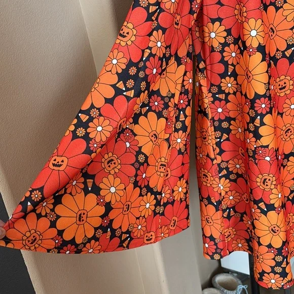Retro & Vintage SMAK Parlour Pumpkin Mod Style Dress NWT - Picture 5 of 7